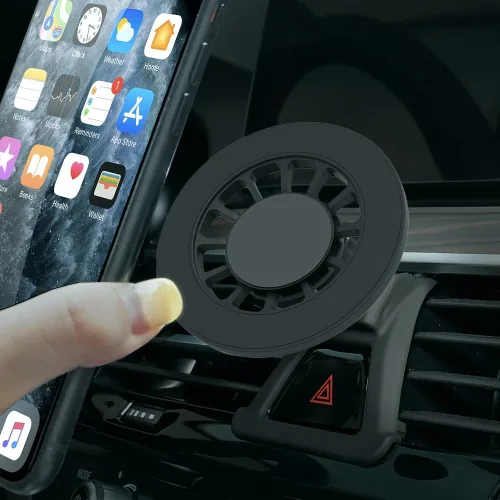Vista 8 de BEERTE Soporte para teléfono compatible con BMW Serie 5 2017-2023 528i 530i 530e 540i ajustable para ventilación de aire del salpicadero
