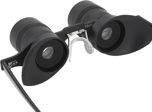 Vista 9 de Gafas binoculares manos libres para pesca, observación de aves, gafas de ópera con zoom 10X con lente polarizada, distancia de enfoque ajustable