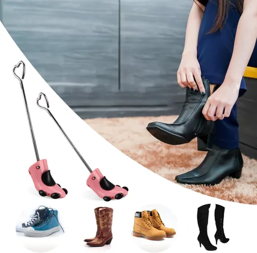 Vista 4 de Estirador de zapatos para hombres y mujeres, expansor de zapatos de 4 vías, resuelve los problemas de juanetes y otros problemas de pies causados