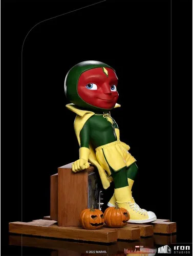 Vista 7 de Iron Studios - Figuras Minico: Figura de Wandavision (Visión - Halloween)