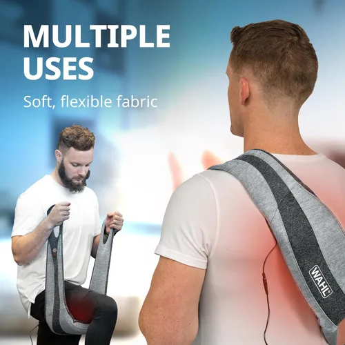 Vista 6 de Wahl Masajeador corporal con calor, nodos de masaje shiatsu, alivio calmante del dolor para cuello, espalda, hombros y piernas, elegible para FSA