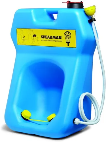 Vista 3 de Speakman SE-4400 GravityFlo Lavaojos portátil de emergencia de 9 galones, azul