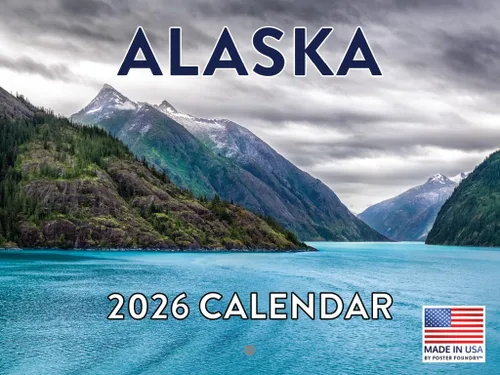 Vista 160 de Calendario de Alabama 2026 para pared, 12 meses, mensual, recuerdos escénicos de AL Hecho en Estados Unidos