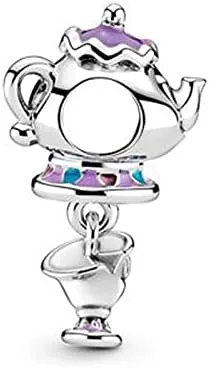Vista 2 de LIGHTDOG 925 Sterling Silver Beads Charms fits Pandora Charm Bracelets for Woman Cartoon Avatar Dangle Pendant BeadGirl Jewelry Beads Gifts for