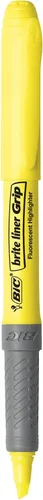 Vista 5 de BIC Brite Liner Grip - Resaltador de agarre punta de cincel colores surtidos 5