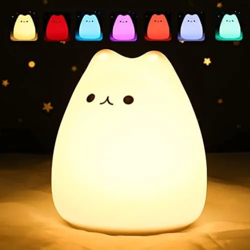 Vista 11 de ZKLiLi Axolotl Luz Nocturna para Niños, Lámpara Suave y Adorable Regulable, Regalos de Luz Nocturna para Niños para Bebé con Temporizador y 16
