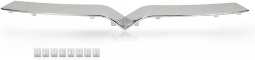 Vista 10 de PIT66 Moldura para capó de rejilla delantera, compatible con Mini Cooper 2007-2015 R55 R56 R58 R59 (no compatible con S), material ABS negro, OEM