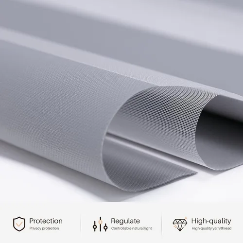 Vista 5 de Persianas motorizadas de cebra para ventanas, persianas inteligentes con control remoto, filtrado de luz, compatibles con Alexa Google Home