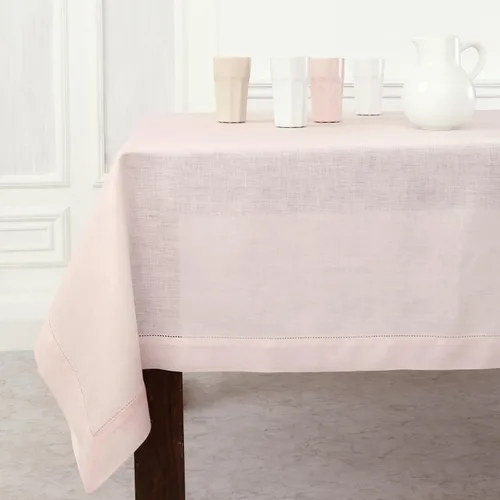 Vista 25 de Solino Home Mantel de lino blanco de 52 x 52 pulgadas, mantel cuadrado de lino 100% puro, con dobladillo clásico, lavable a máquina para verano