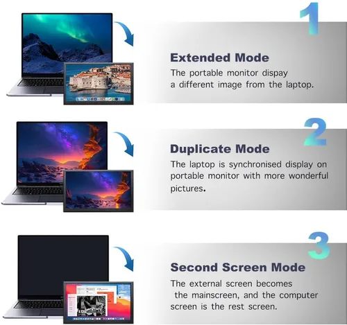 Vista 6 de 7 pulgadas mini monitor HDMI pantalla LCD PC caso secundario 1024x600 IPS pequeño monitor portátil con altavoces pantalla de temperatura PC