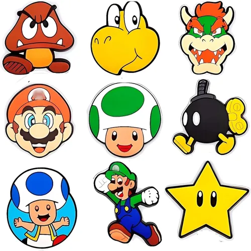 Vista 3 de Paquete de 30 dijes para zapatos, decoraciones sin repetición para juegos de anime, accesorios para niñas, niños, adolescentes, niños, regalos