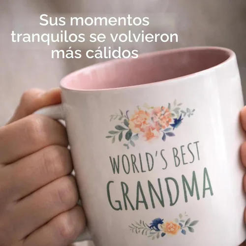 Vista 5 de Triple Gifffted Ideas de Regalo para la Mejor Abuela de Todos los Tiempos para Abuela de Nietos, Taza de Café y Calcetines de Nieto y Nieta