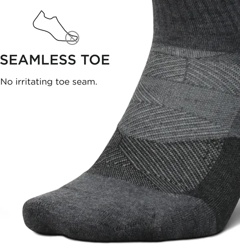 Vista 3 de Feetures Trail Max Cushion Quarter - Calcetines de running para hombre y mujer, absorben la humedad