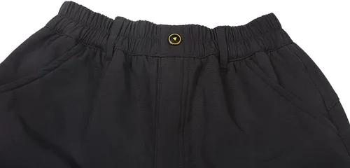 Vista 7 de Jingle Bongala Pantalones de senderismo impermeables con forro polar y cintura elástica para niños y niñas, pantalones de nieve aislados