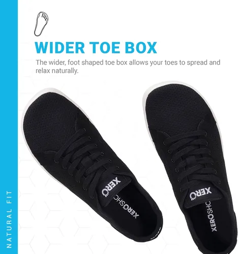 Vista 3 de Xero Shoes Dillon Classic Casual Sneaker - Zapatos ligeros y transpirables para mujer