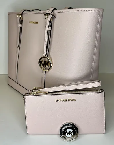 Vista 5 de Michael Kors MICHAEL Michael Kors Jet Set - Bolso de hombro grande TZ de viaje con doble cierre para la muñeca