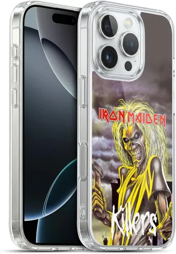 Vista 119 de Head Case Designs Funda de gel suave con licencia oficial de Iron Maiden Brave New World, compatible con Apple iPhone 7 Plus/iPhone 8 Plus Nuevo