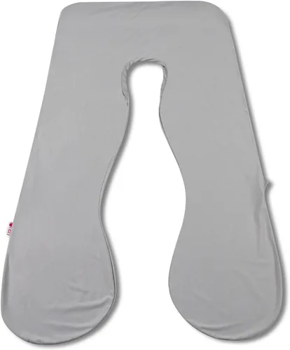 Vista 10 de Meiz Funda de almohada de embarazo, funda de almohada de embarazo refrescante en forma de U, funda de almohada de embarazo de 55 x 31 pulgadas