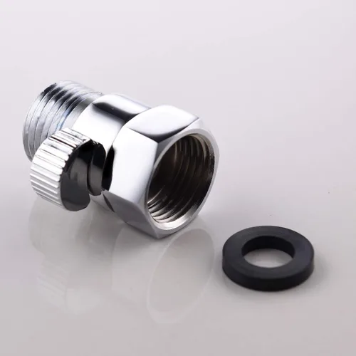 Vista 8 de CIENCIA G1/2 "Válvula de cierre de agua, desviador de agua de latón para cabezal de ducha, conector de grifo, AV016
