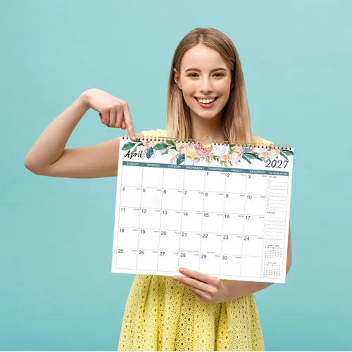 Vista 7 de Calendario 2026 – Calendario de pared 2026, enero 2026 – diciembre 2026, calendario de pared de 12 meses, 14.6 x 11.5 pulgadas, encuadernación