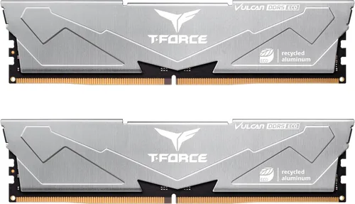Vista 12 de TEAMGROUP T-Force Vulcan DDR5 16GB (2x8GB) 5200MHz (PC5-41600) CL40 Intel XMP 3.0 y AMD Expo Compatible Módulo de Memoria de Escritorio Ram Negro