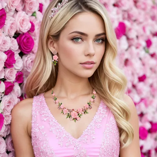 Vista 2 de EVER FAITH Conjunto de pendientes perforados con collar de perlas de imitación de cristal austriaco para mujer
