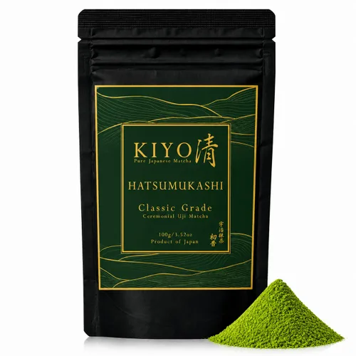 Vista 15 de Kiyo Matcha Grado Clásico Hatsumukashi Ceremonial Uji Matcha - Polvo de Té Verde Matcha Ceremonial de Primera Cosecha Japonesa Pura de Uji, Japón