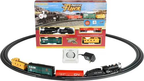 Vista 5 de Bachmann Trains - Juego de tren eléctrico Pacific Flyer listo para usar - escala HO