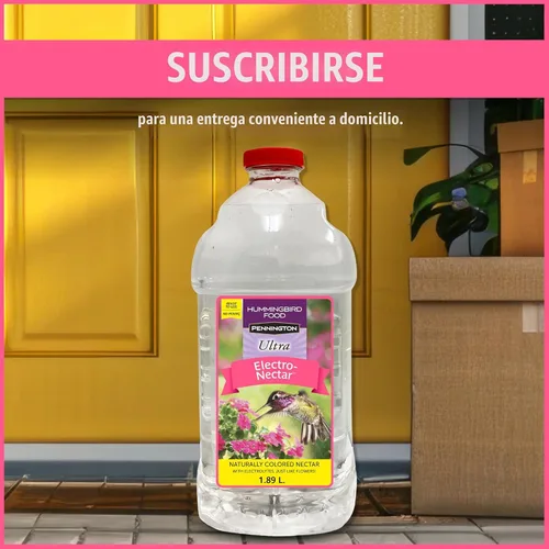 Vista 11 de Pennington Electronectar - Néctar de colibrí listo para usar de 64 oz With electrolytes, no added color, naturally clear, humming bird nectar, for