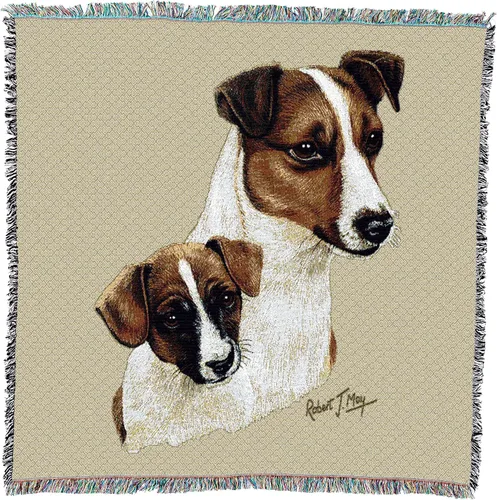 Vista 11 de Pure Country Weavers Airedale Terrier - Manta cuadrada de regazo por Robert May - Grupo Terrier, regalo para los amantes de los perros, manta