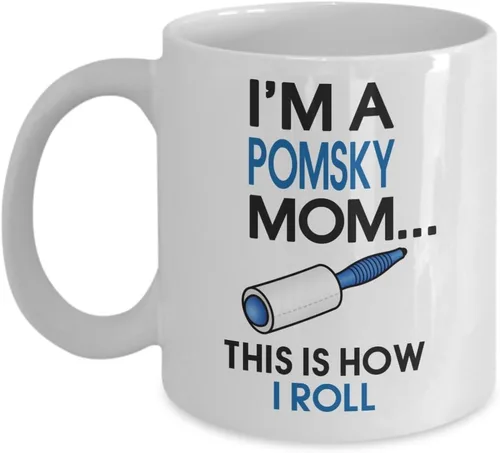 Vista 9 de DogsMakeMeHappy Taza de esquimales americanos, taza de mamá esquimal americana, regalo de mamá esquimal americana, regalo para amantes
