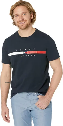 Vista 20 de Tommy Hilfiger Mens Short Sleeve Tino T-Shirt Manzana roja