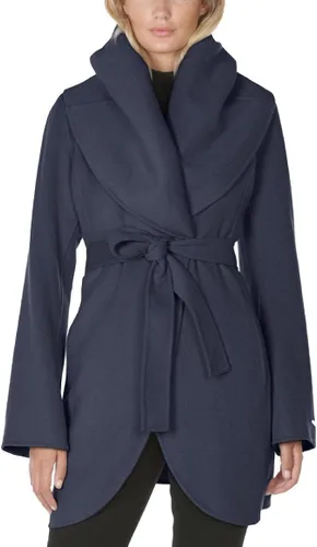 Vista 14 de TAHARI Women's Marilyn Double-Faced Wool Blend Peacoat Ceniza