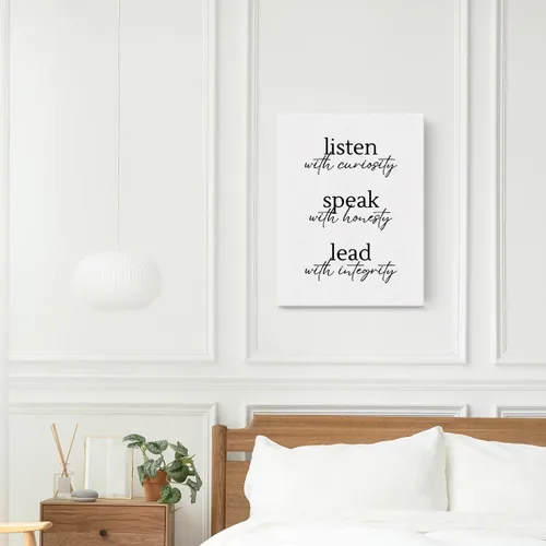 Vista 28 de Lienzo cristiano inspirador para pared, enmarcado, regalos religiosos positivos, pinturas en lienzo, póster de versículo bíblico para el hogar