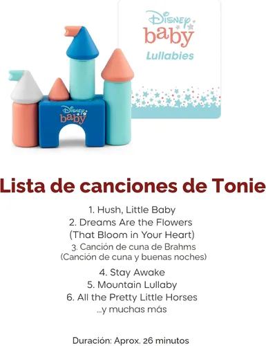 Vista 6 de Tonies Disney Canciones de Cuna para Bebés - Figura de Juguete de Audio
