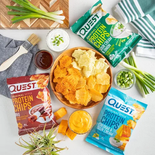 Vista 3 de Quest Nutrition Paquete de variedad de chips de proteína, alto contenido en proteínas, bajo en carbohidratos, 24