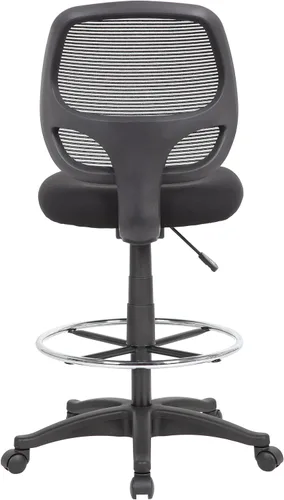Vista 6 de Boss Office Products Taburete de malla de grado comercial, negro