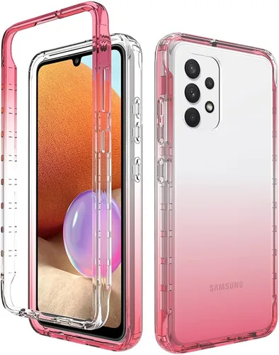 Vista 45 de Pzwoxukhov Funda para Xiaomi Poco M3 M2010J19CG M2010J19CI Caso, alta transparencia, color degradado, funda de absorción de impactos anticaída