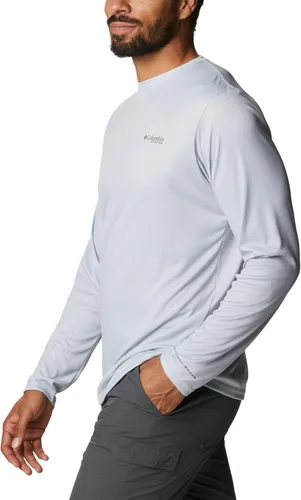 Vista 3 de Columbia Terminal Tackle PFG - Bandera para hombre grande y alto con bandera LS, gris fríopez GA, talla L B&T