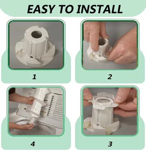 Vista 7 de Kit de Reemplazo de Perros Agitadores de Lavadora 80040, Compatible con Lavadoras Whirlpool y Kenmore - Reemplaza 285612, 285770, 3366877