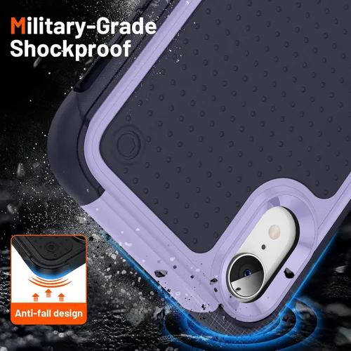 Vista 99 de Jeylly Funda para iPhone SE/Funda para iPhone 5S, Exterior de Plástico Duro que Absorbe Golpes + Interior de Silicona de Goma Defensor contra