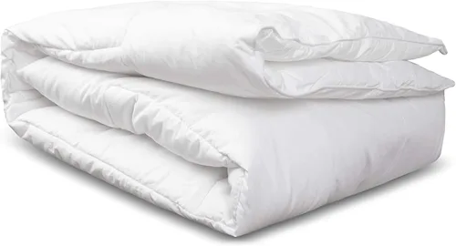 Vista 2 de CIRCLESHOME Edredón alternativo de plumón blanco con parte superior de algodón - Estilo acolchado – Saludable – Tamaño Queen