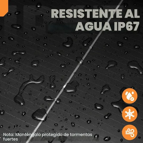 Vista 8 de FieryRed - Cargador y mantenedor de batería de coche con panel solar de 20 W/12 V, cargador de carga continua plegable con controlador incorporado