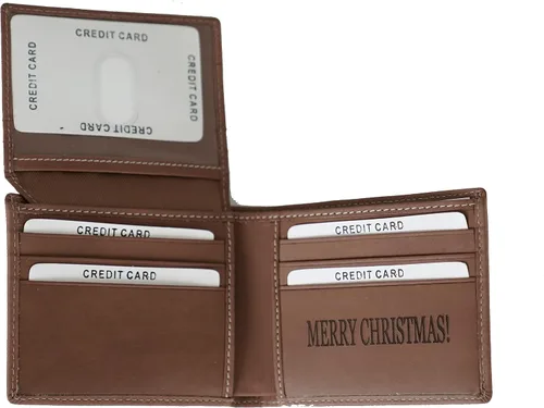 Vista 2 de Carteras personalizadas para hombres regalos personalizados para hombres cartera personalizada para hombres cuero de grano completo grabado