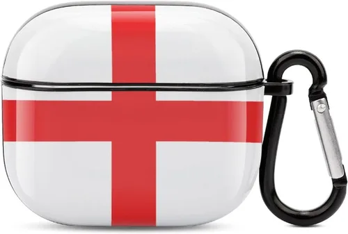 Vista 27 de Lesotho Flag - Funda protectora de cuerpo completo para auriculares Bluetooth para AirPods 3, funda para auriculares con llavero