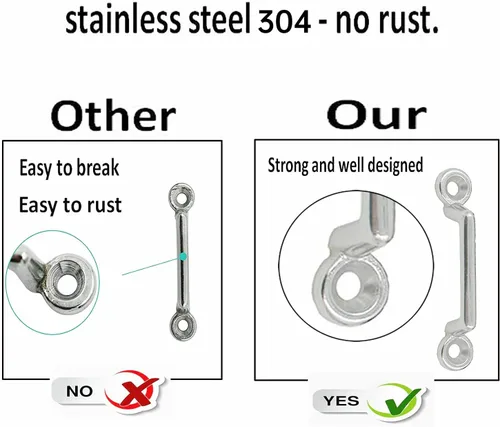 Vista 3 de NRC&XRC 1 Pieza de Manija Industrial de Acero Inoxidable 304 para Equipos Pesados, Tiradores de Cajones de Armario, Botones para Puertas y Ventanas