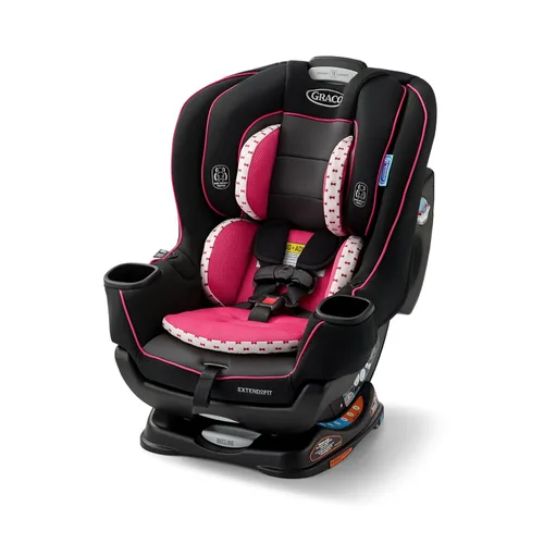 Vista 15 de Asiento de coche convertible Graco Extend2Fit 3 en 1 para bebé, orientación hacia atrás y hacia adelante, panel de extensión ajustable para espacio