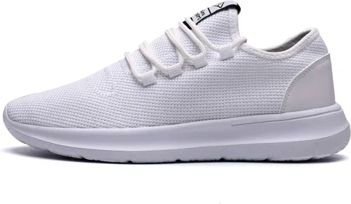 Vista 2 de KEEZMZ - Zapatos deportivos modernos y transpirables para hombres, zapatos ligeros para correr de malla, con una suela suave, estilo casual