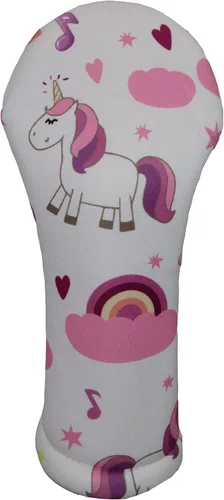 Vista 10 de Unicornios rosados BeeJoss Golf Club Headcover Driver Fairway híbrido vendido por separado Hecho a mano en Estados Unidos