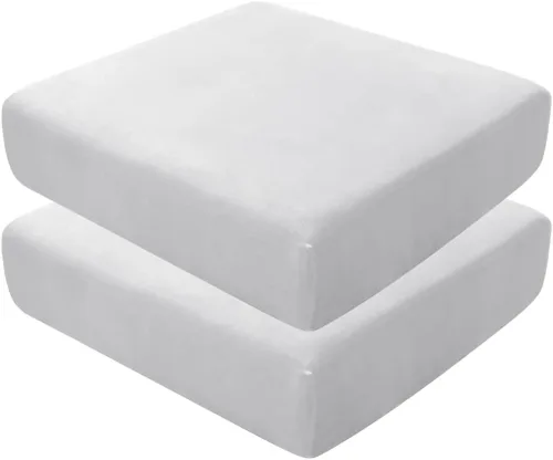 Vista 31 de Fundas de asiento de terciopelo ultra suave, fundas de cojín de asiento suave SOFE fundas de sofá con parte inferior elástica lavable funda